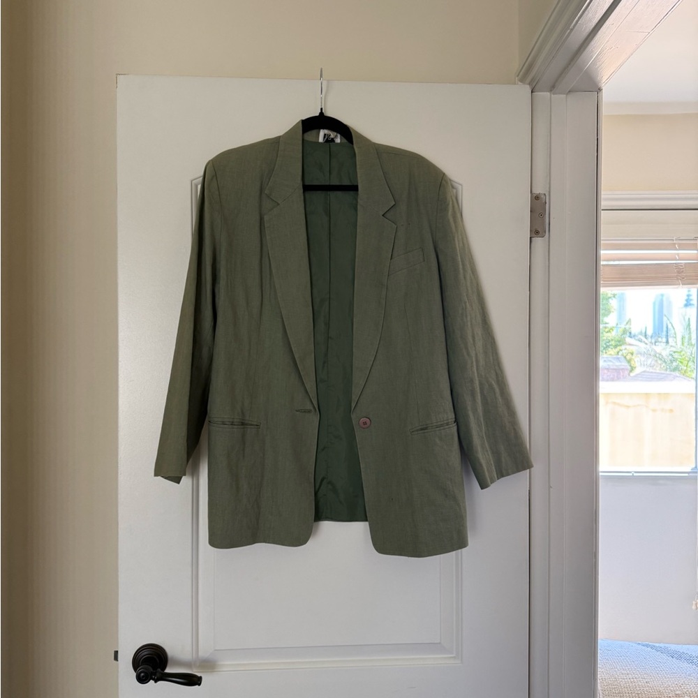 Olive Green Women's Blazer